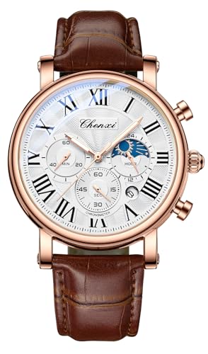 FANMIS Men Classic Watches Chronograph Analog Watch Business - Product Imagery