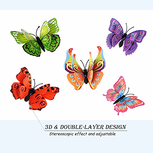 OPSEAM 3D Butterfly Wall Decor Butterfly Decorations Stickers - Product Imagery