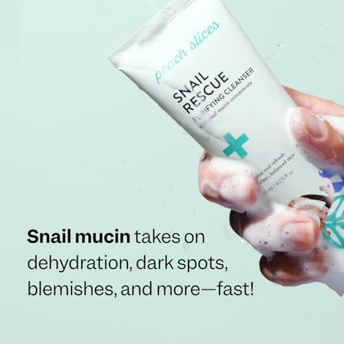 Peach Slices - Snail Rescue Purifying Cleanser (4.05 oz) - Sna... - Product Imagery