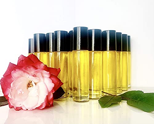 Rose Perfume Oil, Natural Organic, Botanical Fragrance, Pure - Product Imagery