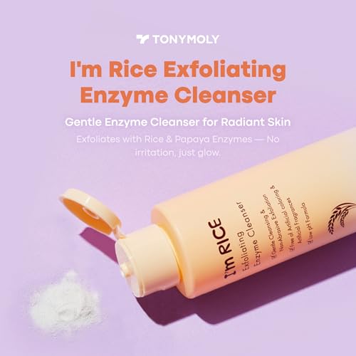 TONYMOLY I'm Rice Enzyme Cleanser - Rice Powder and Papaya - Product Imagery