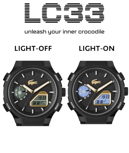 Lacoste LC33 Analog-Digital Quartz Watch - Product Imagery