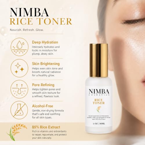 2 in 1 Rice Toner and Face Mist with B Vitamins and Minerals for - Product Imagery