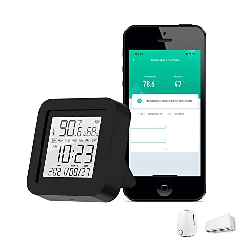 MOES Smart Temperature Humidity Monitor with IR Remote - MOES Official Imagery - 1