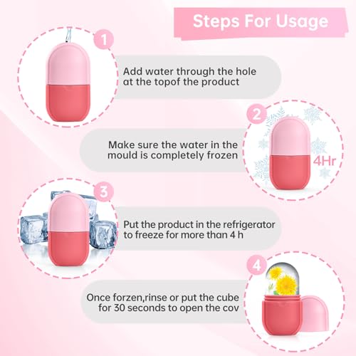 Ice Roller for Face and Eye, Ice Face Roller, Aesthetic Skin - Product Imagery