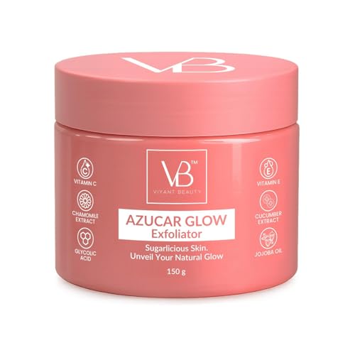 AZUCAR GLOW Facial Sugar Scrub Exfoliating Face Scrub for - VIYANT BEAUTY Official Imagery - 1