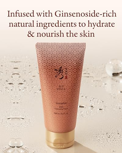 Sooryehan Bon Cleansing Foam (5.4fl oz) - Korean Skincare Herbal - Product Imagery