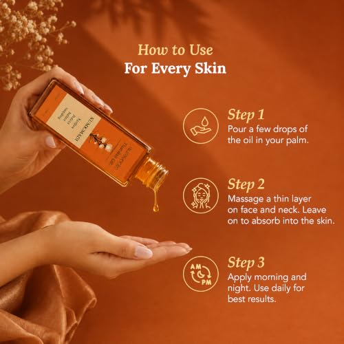 Auravedic Kumkumadi Oil Pure Saffron for Ultra Radiant Skin | - Product Imagery