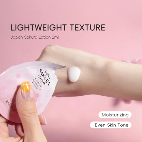 Sakura Travel Skincare Sets, 60pcs Mini Travel Skin Care kit - Product Imagery
