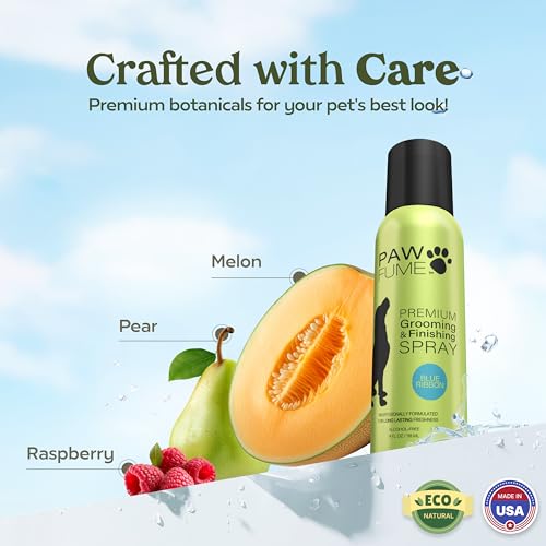 PAWFUME Dog Perfume Spray for Grooming, Blue Ribbon, 2-Pack - Product Imagery
