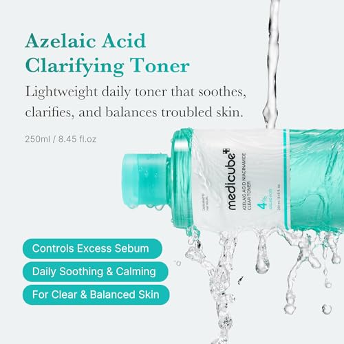 medicube Azelaic Acid Niacinamide Clarifying Toner - Product Imagery