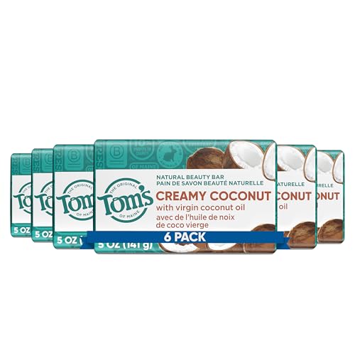 Tom s of Maine Natural Beauty Bar Soap Creamy Coconut With - Tom's of Maine Official Imagery - 1