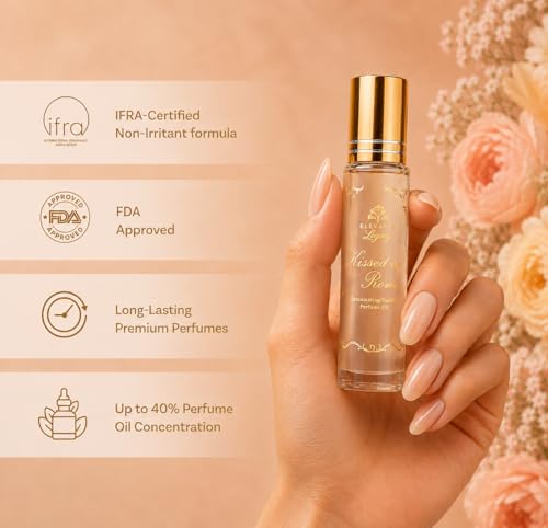 Kissed in Rome Vanilla Perfume Oil Rollerball for Women, 10ml | - Product Imagery