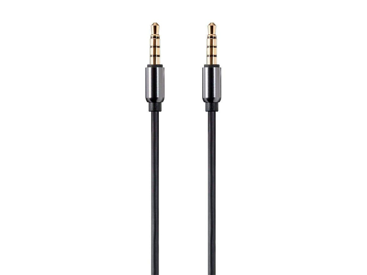Monoprice Auxiliary Audio Cable - 3.5mm TRRS, Gold Plated, 6 Feet by Monoprice - Angle View 6