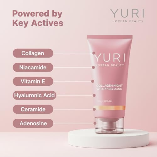 Collagen Night Wrapping Mask, Collagen Overnight Glass Skin Pe... - Product Imagery