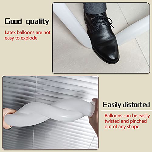 100Pcs clear 260 Balloons Clear Long Skinny Latex Balloon for - Product Imagery