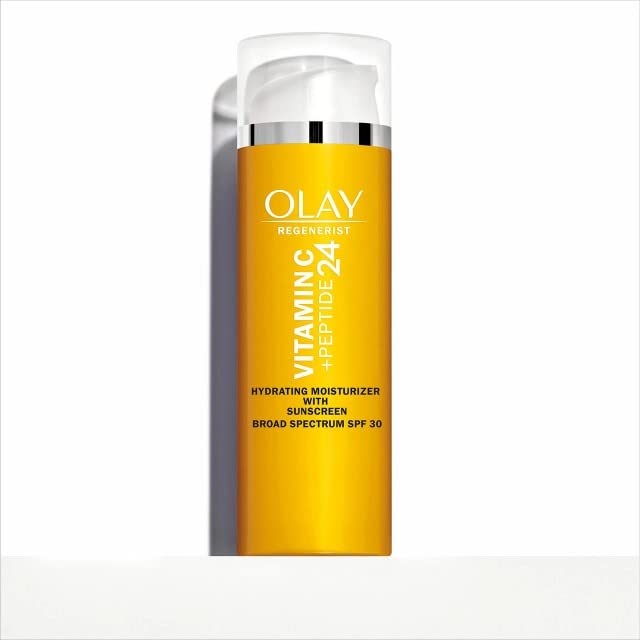 Olay Vitamin C Hydrating moisturizer with sunscreen, SPF 30, 1.7 - Product Imagery