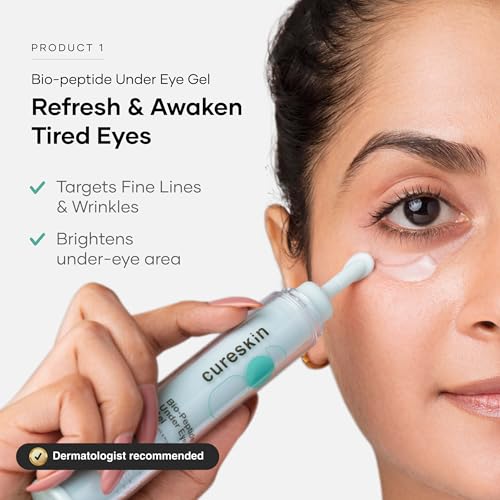 Cureskin 3-in-1 Skin Radiance Kit | Under Eye Gel + Vitamin - Product Imagery
