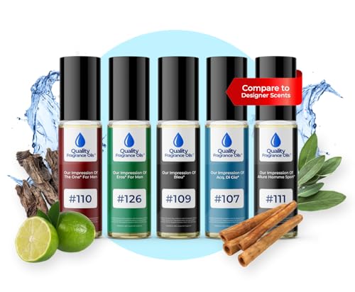 Quality Fragrance Oils' Men's Top 5 Cologne Impressions (Generic - Product Imagery