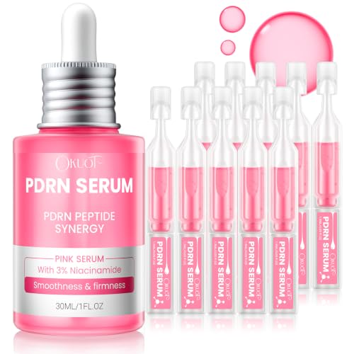 PDRN Pink Serum 10000ppm Salmon DNA Niacinamide Peptides 1 - OKUOT Official Imagery - 1