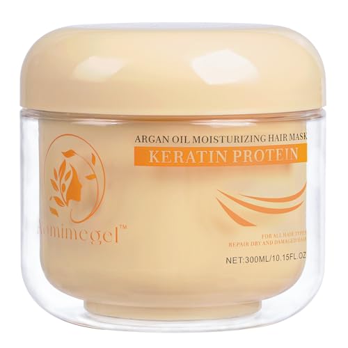 Collagen Repair Hair Mask for Dry Damaged Hair 10 15 oz - Aomimegel Official Imagery - 1