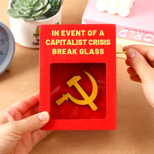 Funny Office Desk Music Box, Hand Crank Gag Gift for Coworkers - Product Imagery
