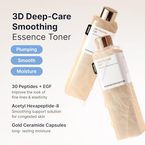 SUNGBOON EDITOR Silk Peptide EGF Toner, Firm-Looking Glow,10.14 - Product Imagery