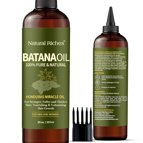 Natural Riches Batana Oil for Hair Growth 8 Fl Oz - Cold Pressed - Natural Riches Official Product View 1