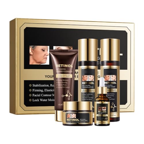 Retinol Renewal Skincare Set 5 Piece Night Care Routine for - DR.EMMET Official Imagery - 1