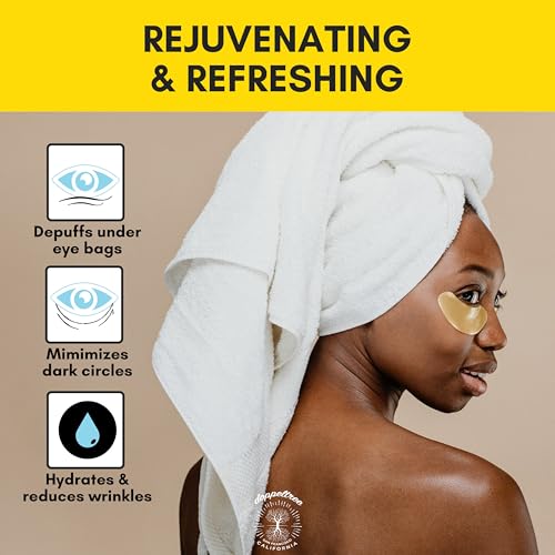 All Natural Under Eye Patches, Non-Toxic Dark Circles Treatment - Product Imagery