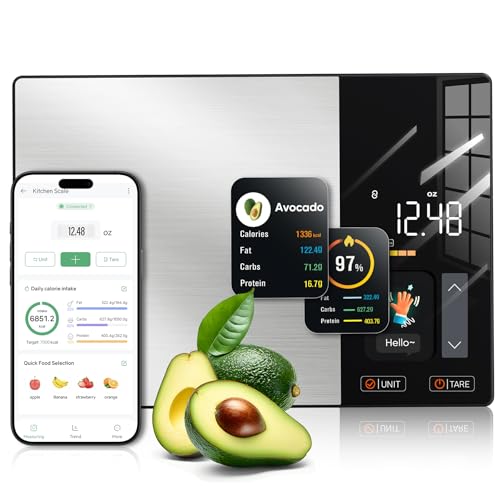 Food Scale with Nutritional Calculator, TFT Display, Track 23 - Product Imagery