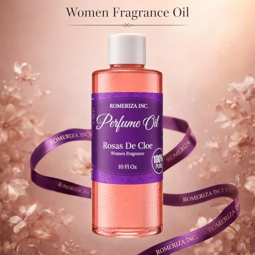 10 Fl Oz Rosas De Cloe Perfume Body Oil For Women - Product Imagery