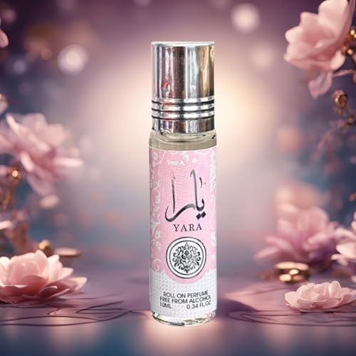 Lattafa Yara Roll-On Perfume Oil - 0.34 Fl Oz (Pack of 12) - Product Imagery