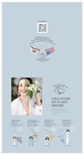 Bakuchiol Skincare Gift Set Plant-Based Retinol,Day & Night - Product Imagery