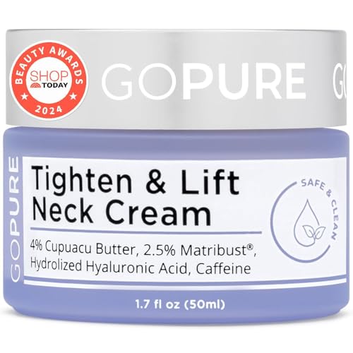 goPure Tighten Lift Neck Chest Moisturizer Cream for Visibly - goPure Official Imagery - 1