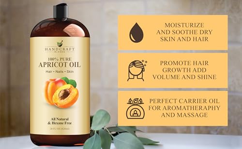 Handcraft Blends Apricot Kernel Oil - 28 Fl Oz - Product Imagery