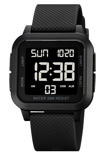 BESTKANG Unisex LED Digital Watch Women Men Digital Sports Watch - Product Imagery