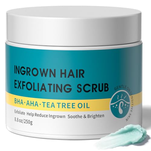 SHVYOG Ingrown Hair Exfoliating Scrub with AHA+BHA, Gentle KP Bump Eraser Body - SHVYOG Official Product View 1