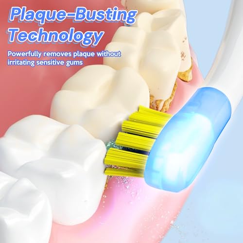 Travel Sonic Electric Toothbrush for Adults, Foldable Toothbrush - Product Imagery