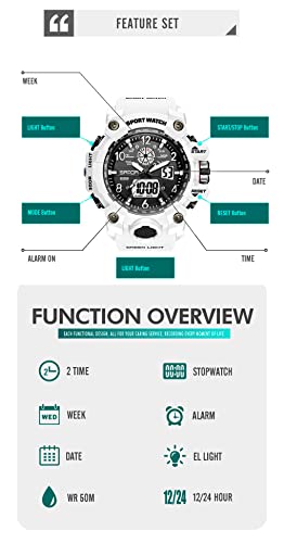 Men's Watches Sports Outdoor Waterproof Military Wrist Watch - Product Imagery