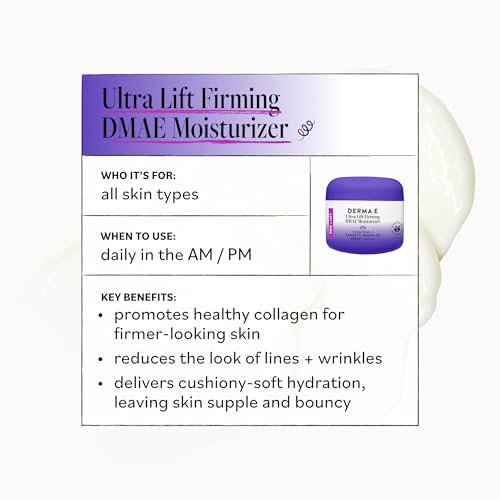 DERMA E Ultra Lift Firming DMAE Day & Night Cream, 2 Oz Face - Product Imagery
