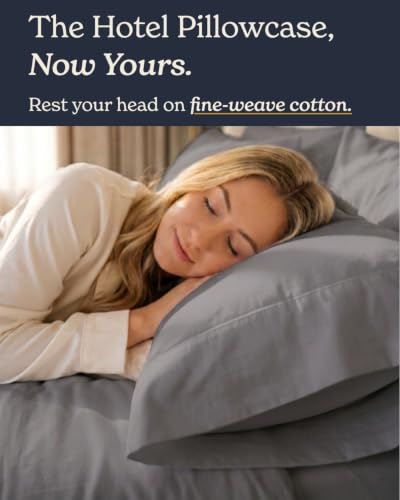 Beckham Hotel Collection Queen Pillow Cases Set of 2, Cool Touch - Product Imagery