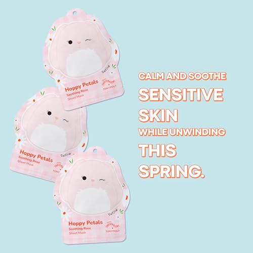 TONYMOLY x Squishmallows Satine Sheet Mask - Rose & Chamomile - Product Imagery