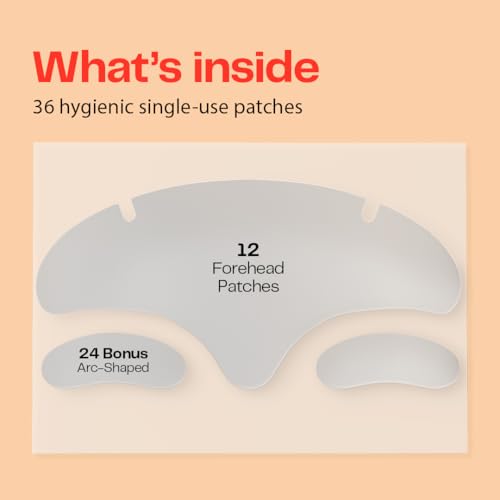 One Forehead Wrinkle Patches Peptide Face Tape Overnight 36 Count - Product Imagery