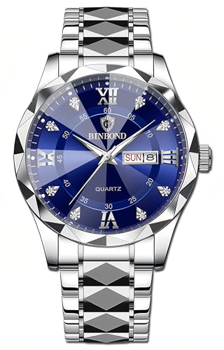 Gosasa Luxury Men's and Women's Business Diamond Stainless Steel - Product Imagery
