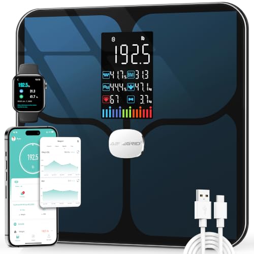 ABLEGRID Smart Bathroom Scale for Body Weight and Fat - ABLEGRID Official Imagery - 1