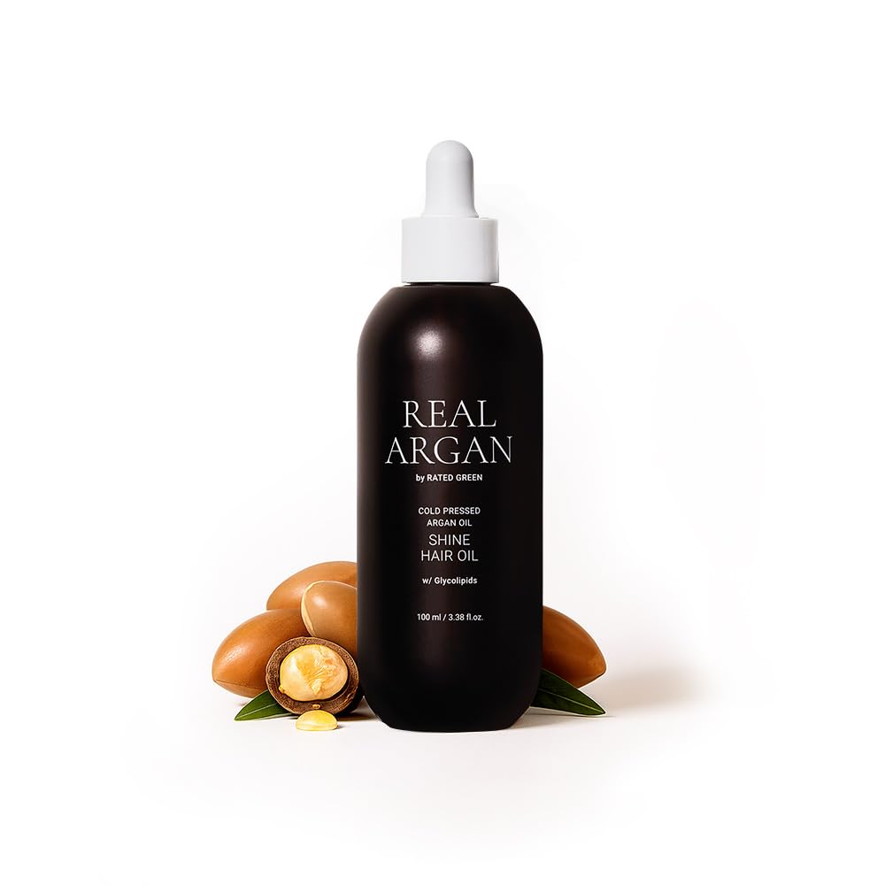 RATED GREEN Argan Hair Oil for Frizzy Dry Hair Shine 3 38 oz - RATED GREEN Official Imagery - 2