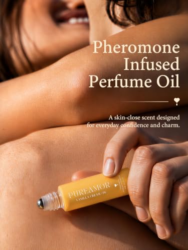 PUREAMOR Pheromone Perfume Oil for Women, Vanilla Cream V2 - Product Imagery