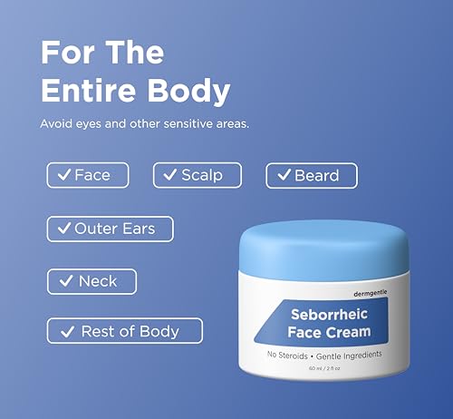 Seborrheic Dermatitis Face Cream for Sensitive Skin - Hydrates & - Product Imagery