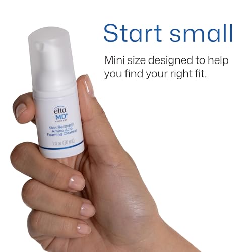 EltaMD Skin Recovery Amino Acid Foaming Face Wash, Fragrance-Free - Product Imagery